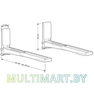 Кронштейн Holder MWS-2003 (металлик) картинка 2